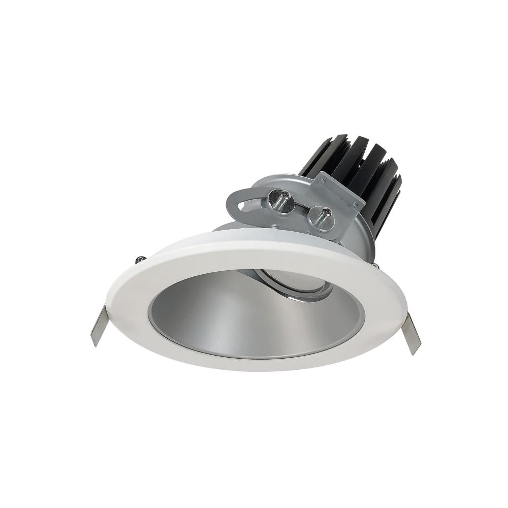 6" Sapphire III Round Adjustable Reflector, 2500lm, 3000K, Flood Optic, Haze Reflector/Matte
