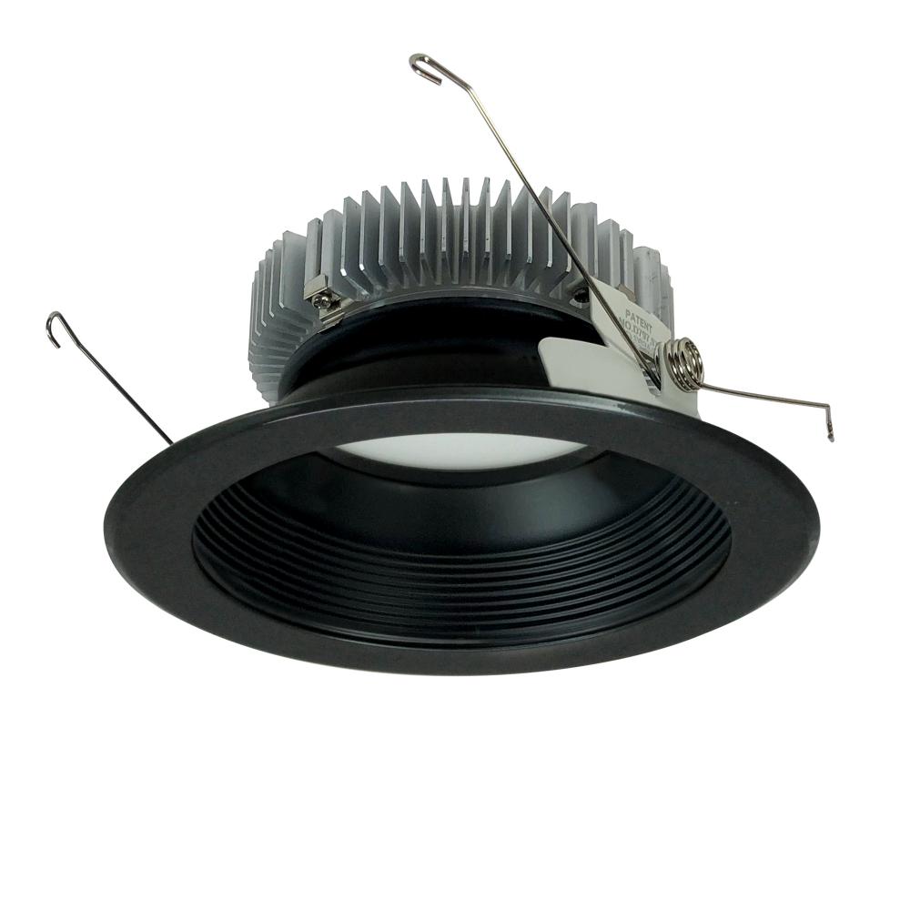6" Cobalt Dedicated High Lumen Baffle, 1500lm, Comfort Dim, Black Baffle / Black Flange