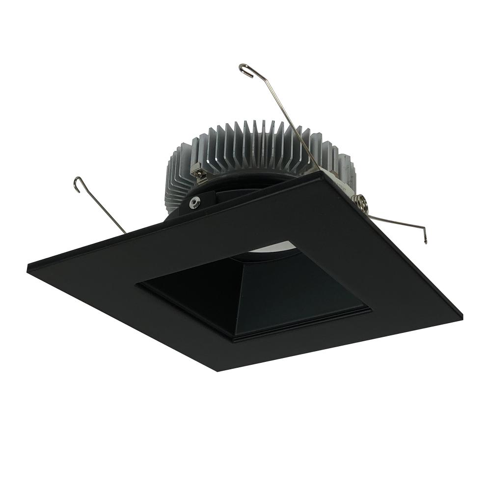 6" Cobalt Dedicated High Lumen Square/Square, 1500lm, Comfort Dim, Black Reflector / Black