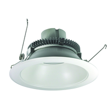 Nora NLCBC2-65140WW/A - 6" Cobalt Click Round Retrofit Reflector, 750lm / 10W, 4000K, White Reflector / White Flange