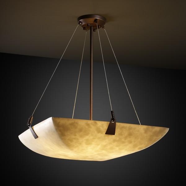 36" LED Pendant Bowl w/ Tapered Clips