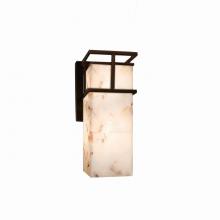 Justice Design Group ALR-8641W-DBRZ - Structure LED 1-Light Small Wall Sconce - Outdoor
