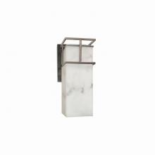 Justice Design Group FAL-8643W-NCKL - Structure 1-Light Small Wall Sconce - Outdoor