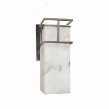 Justice Design Group FAL-8646W-NCKL - Structure 1-Light Large Wall Sconce - Outdoor