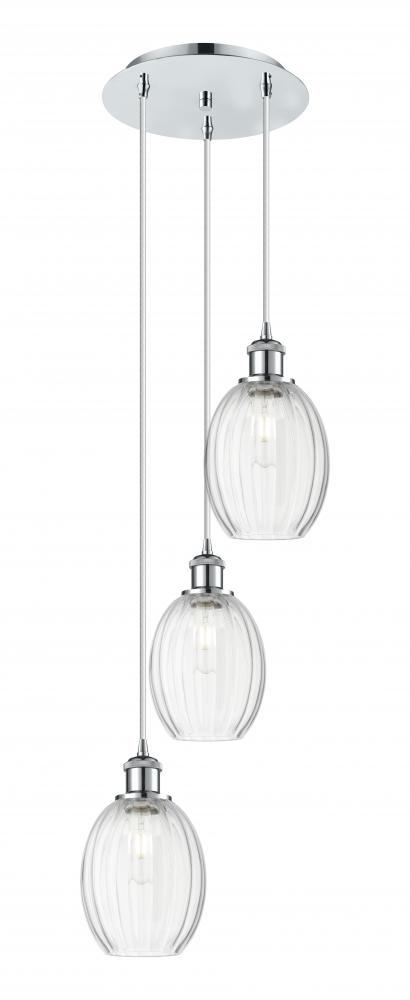 Preston Bulb - 3 Light - 13 inch - Polished Chrome - Cord Hung - Multi Pendant