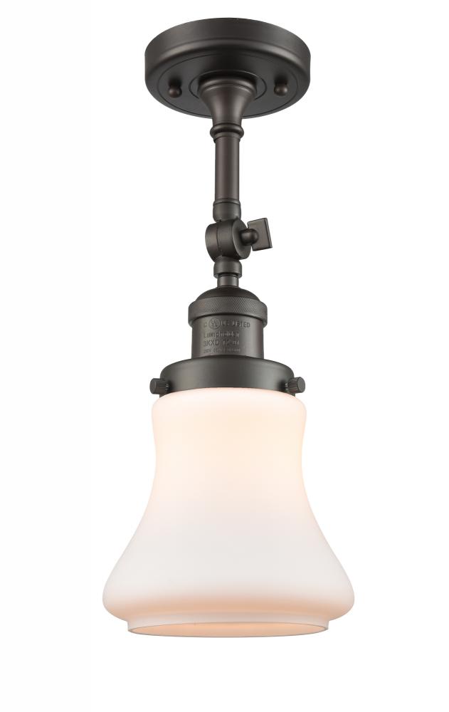 Bellmont - 1 Light - 6 inch - Oil Rubbed Bronze - Adjustable Semi-Flush Mount