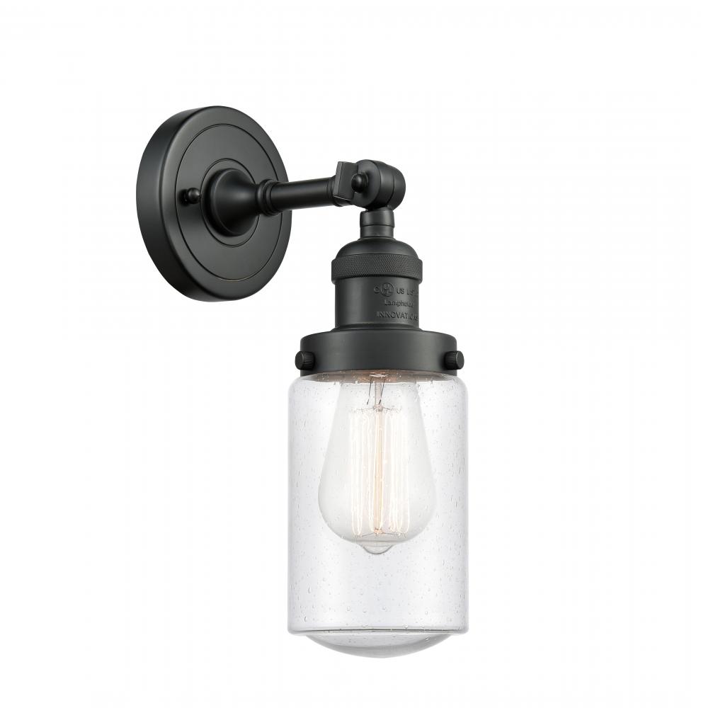 Dover - 1 Light - 5 inch - Matte Black - Adjustable Sconce