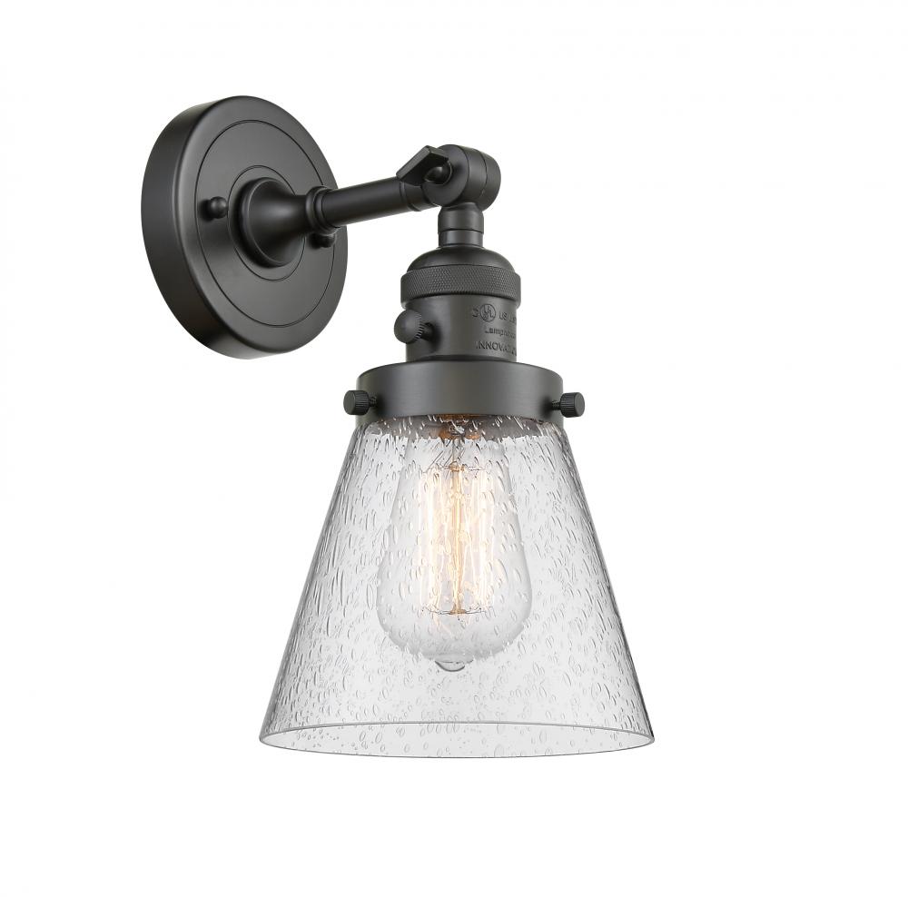 Cone - 1 Light - 6 inch - Oil Rubbed Bronze - Adjustable Sconce