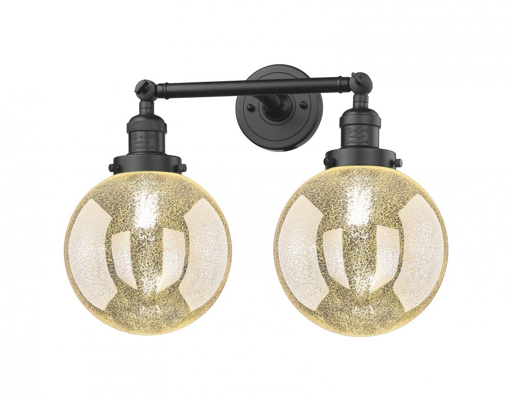 Beacon - 2 Light - 19 inch - Oil Rubbed Bronze - Adjustable Bath Vanity Light