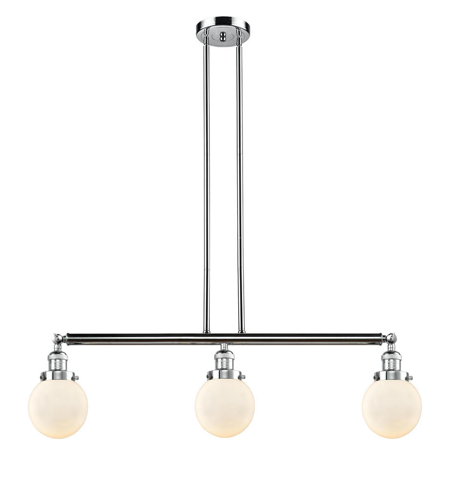 Beacon - 3 Light - 39 inch - Polished Chrome - Stem Hung - Adjustable Island Light
