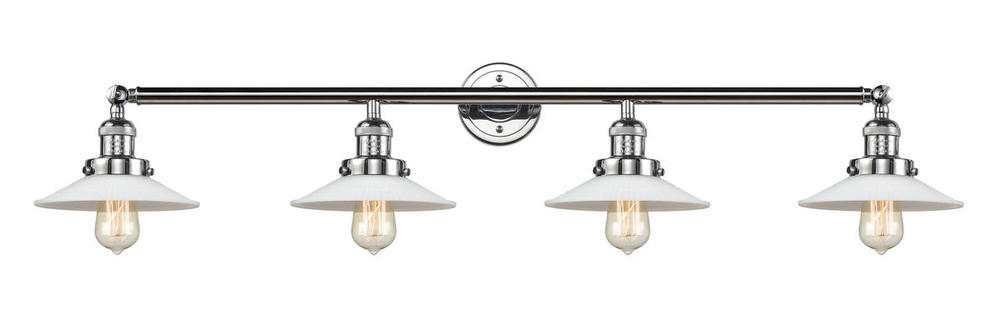 Halophane - 4 Light - 45 inch - Polished Chrome - Adjustable Bath Vanity Light