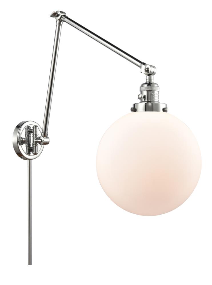 Beacon - 1 Light - 10 inch - Polished Chrome -Adjustable Swing Arm