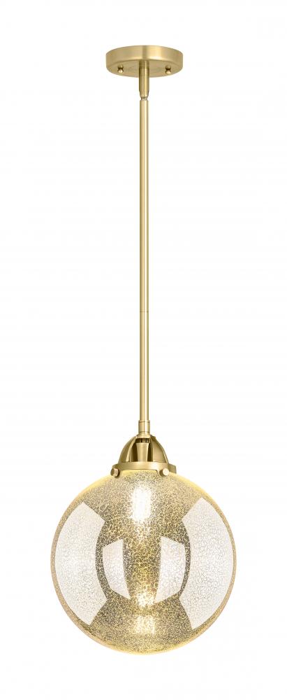 Beacon - 1 Light - 10 inch - Satin Gold - Cord hung - Mini Pendant