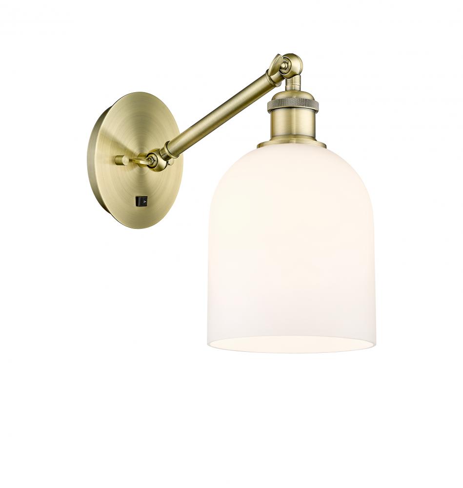 Bella - 1 Light - 6 inch - Antique Brass - Adjustable Sconce