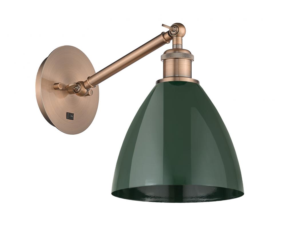 Plymouth - 1 Light - 8 inch - Antique Copper - Adjustable Sconce