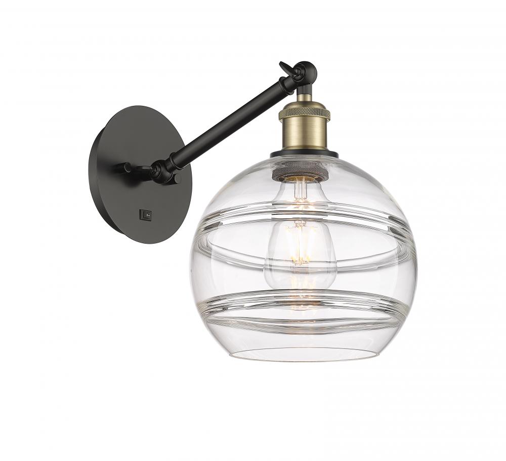 Rochester - 1 Light - 8 inch - Black Antique Brass - Adjustable Sconce
