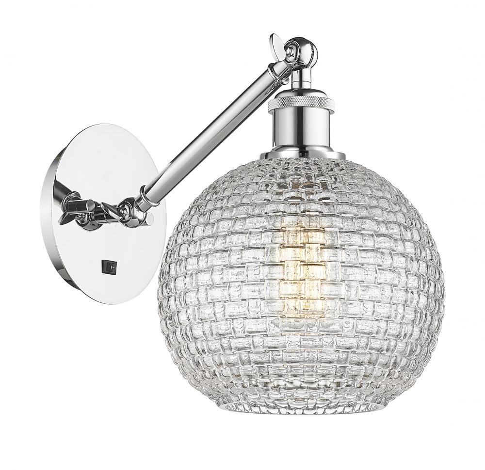 Athens - 1 Light - 8 inch - Polished Chrome - Adjustable Sconce