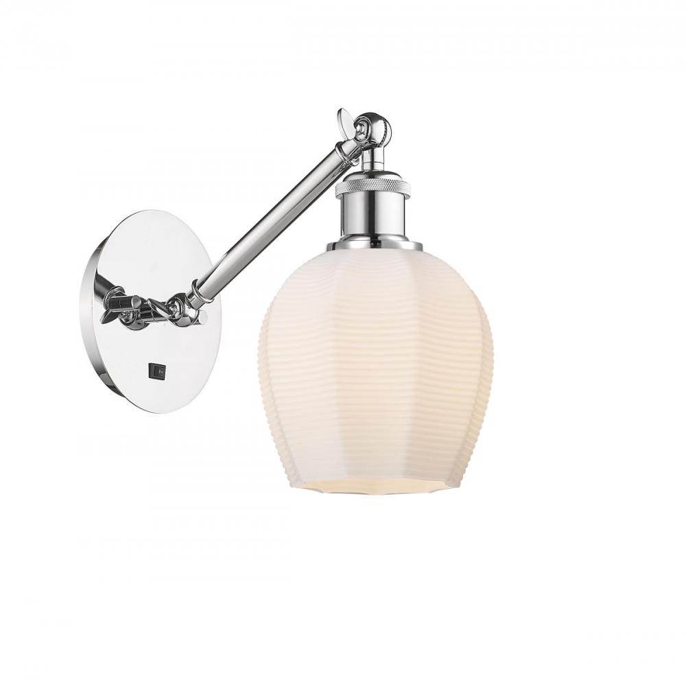 Norfolk - 1 Light - 6 inch - Polished Chrome - Adjustable Sconce