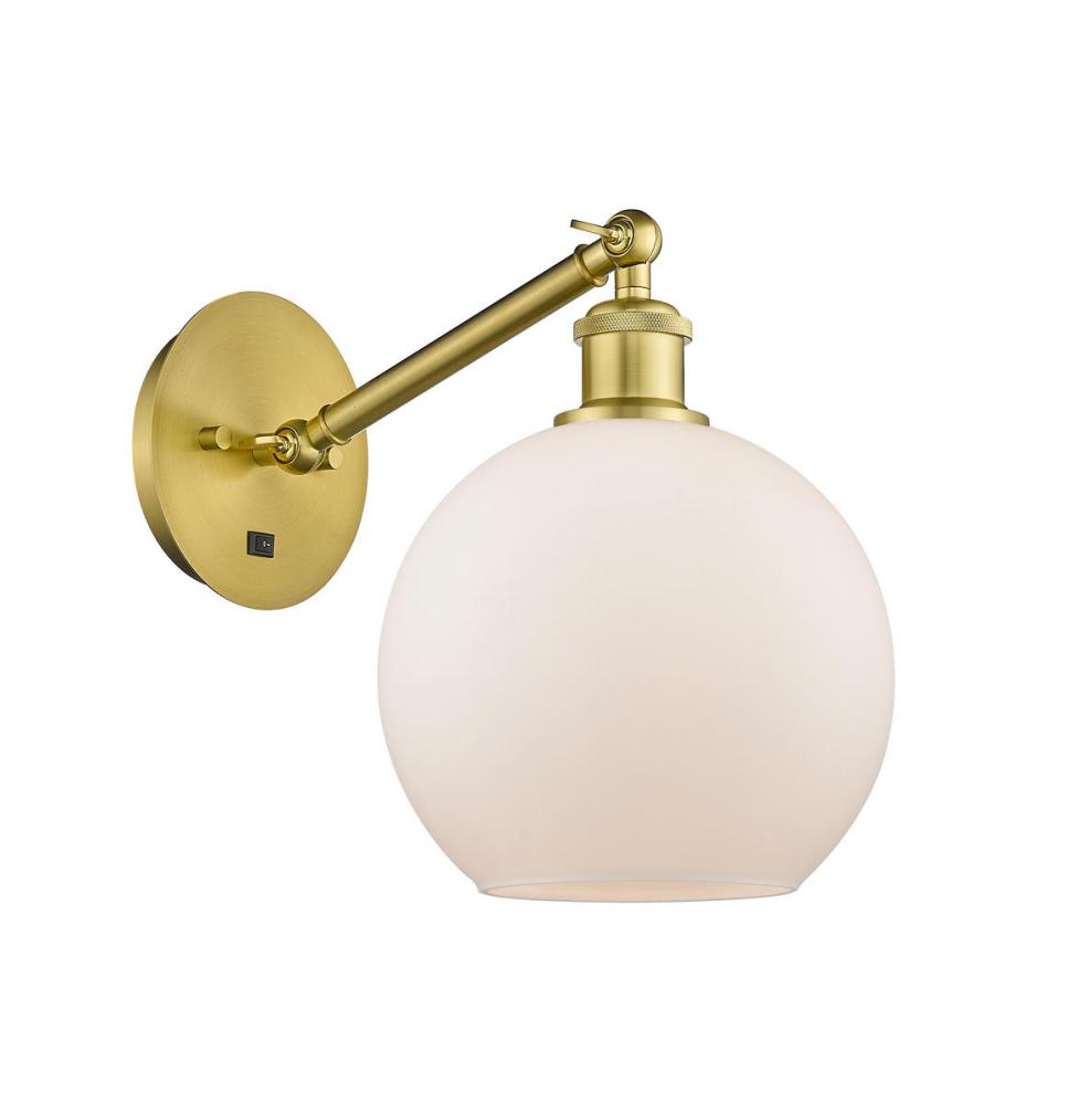 Athens - 1 Light - 8 inch - Satin Gold - Adjustable Sconce