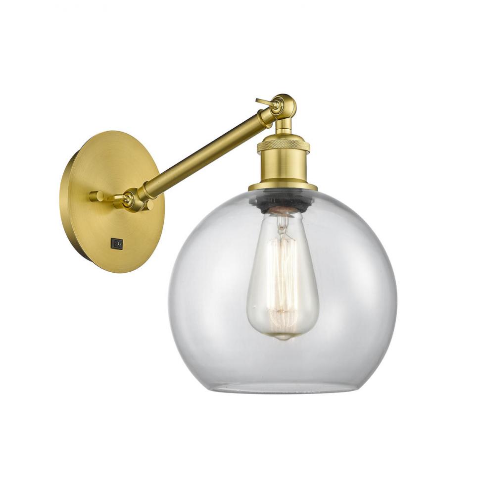 Athens - 1 Light - 8 inch - Satin Gold - Adjustable Sconce