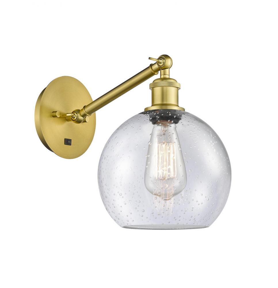 Athens - 1 Light - 8 inch - Satin Gold - Adjustable Sconce