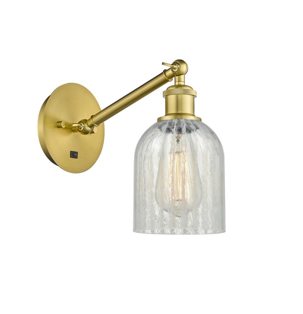 Caledonia - 1 Light - 5 inch - Satin Gold - Adjustable Sconce