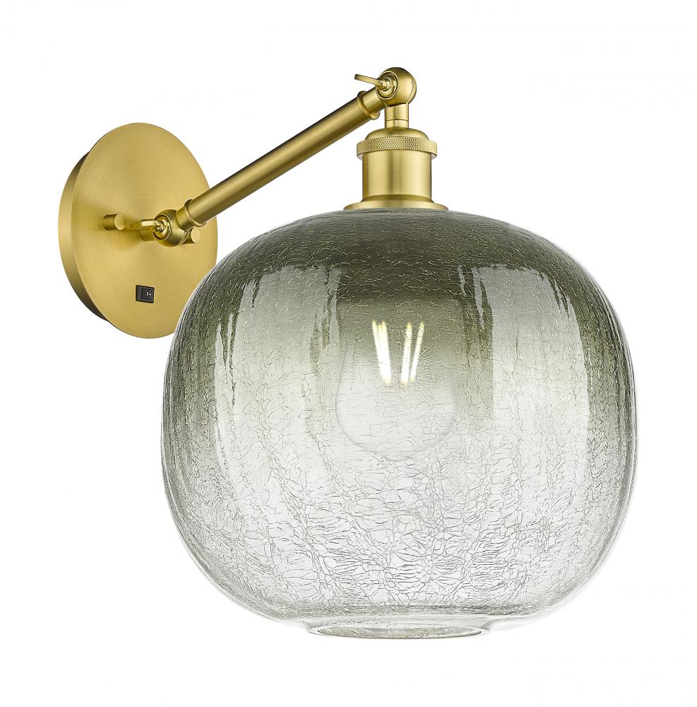 Brookhaven Sphere - 1 Light - 11 inch - Satin Gold - Sconce