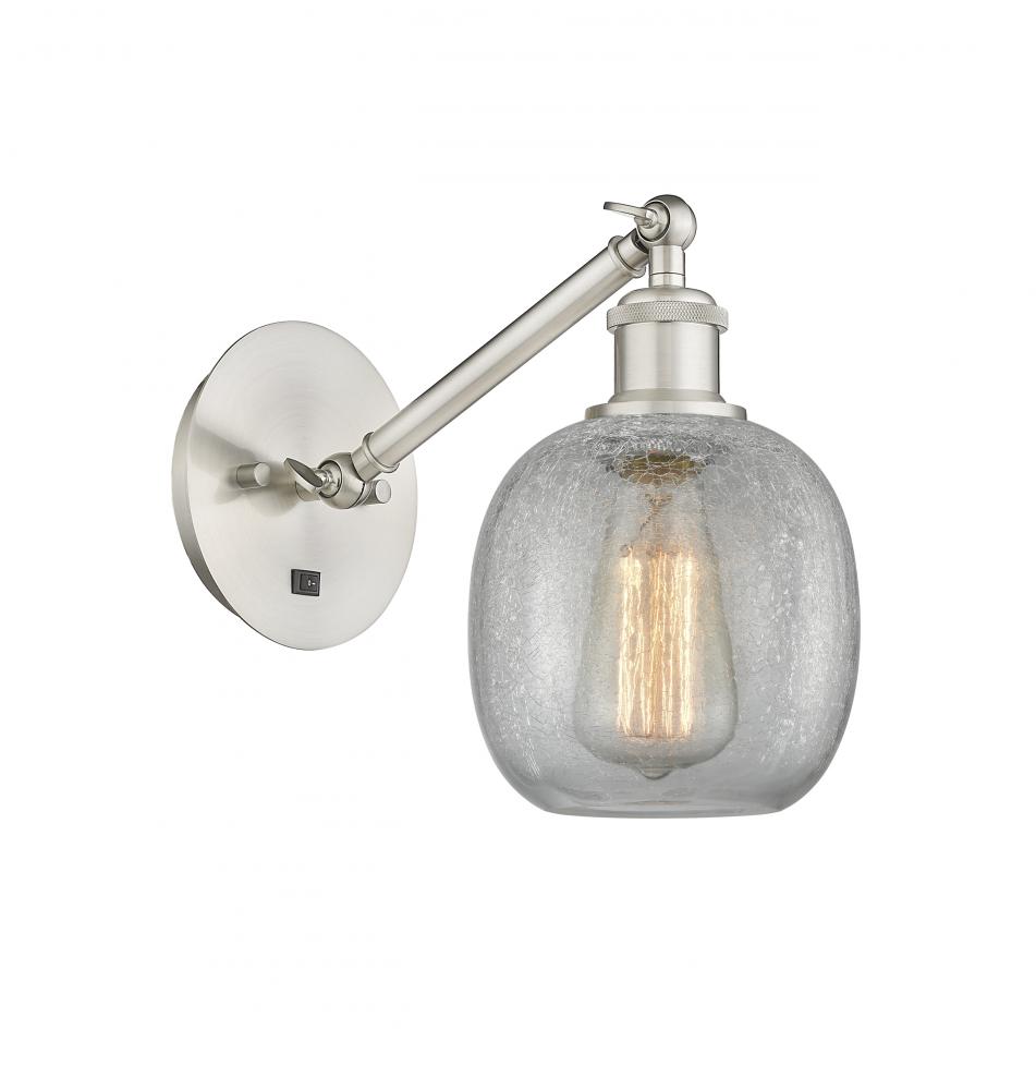 Belfast - 1 Light - 6 inch - Brushed Satin Nickel - Adjustable Sconce