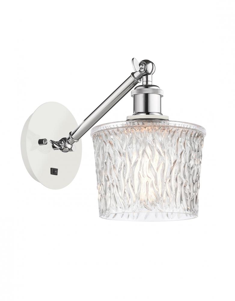 Niagara - 1 Light - 7 inch - White Polished Chrome - Adjustable Sconce