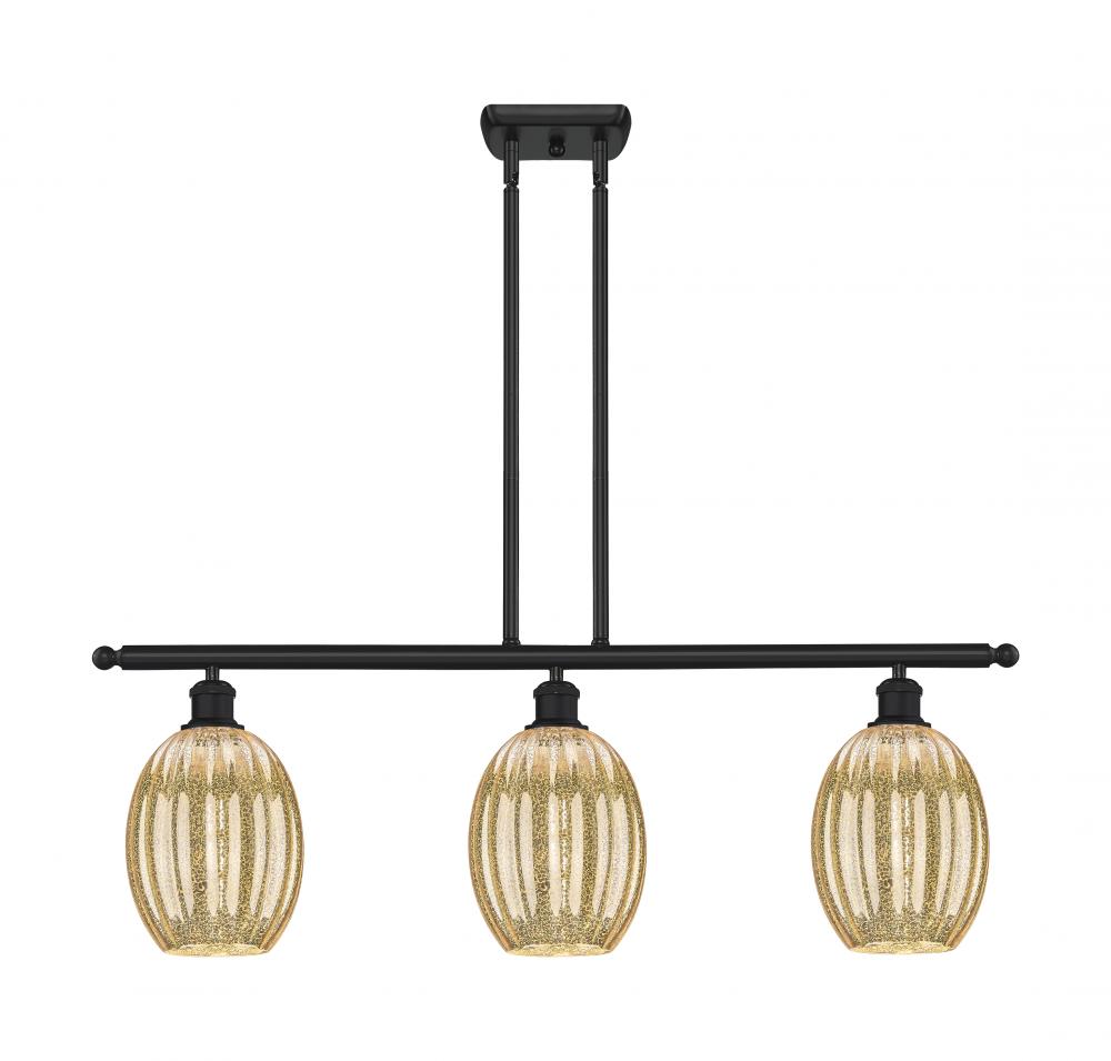 Preston Bulb - 3 Light - 36 inch - Satin Gold - Stem Hung - Island Light