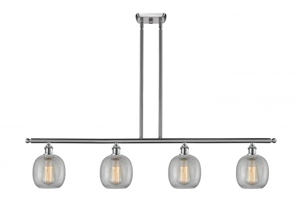 Belfast - 4 Light - 48 inch - Brushed Satin Nickel - Cord hung - Island Light