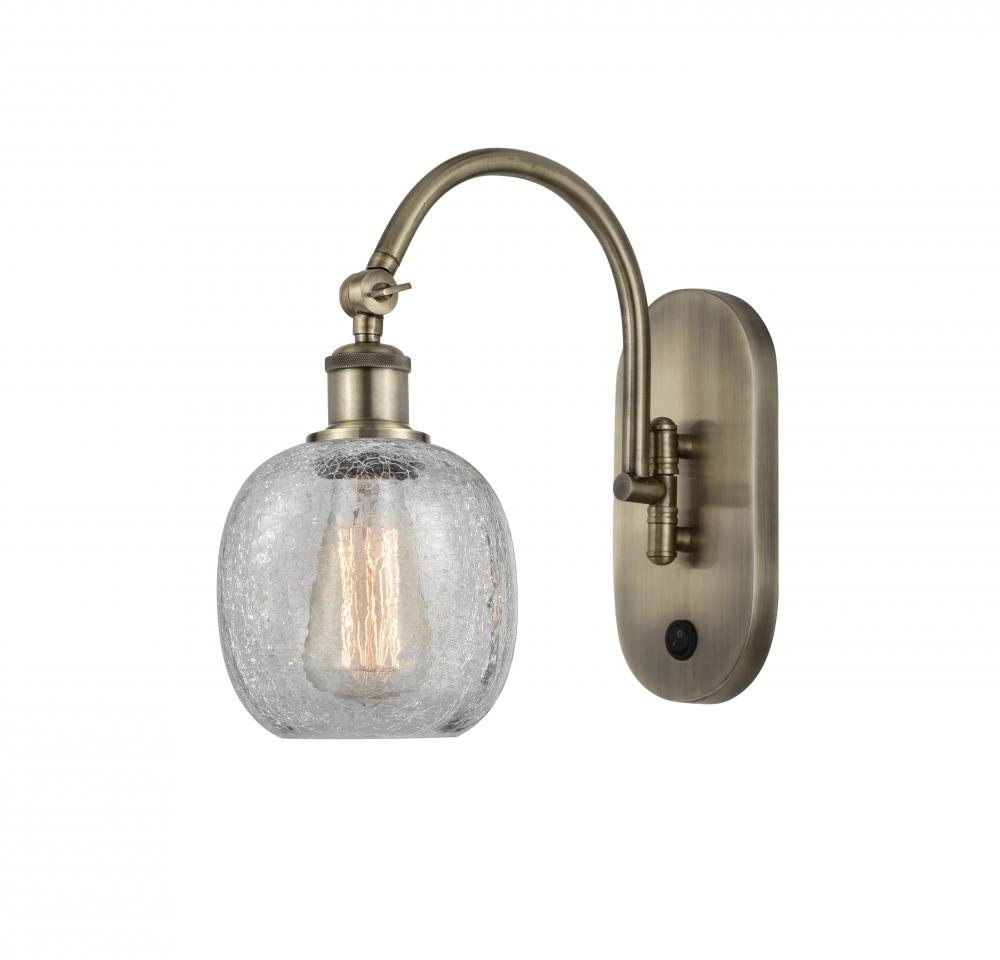 Belfast - 1 Light - 6 inch - Antique Brass - Adjustable Swing Arm