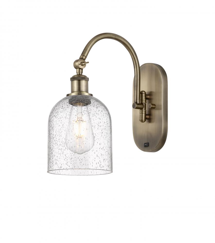 Bella - 1 Light - 6 inch - Antique Brass - Adjustable Swing Arm