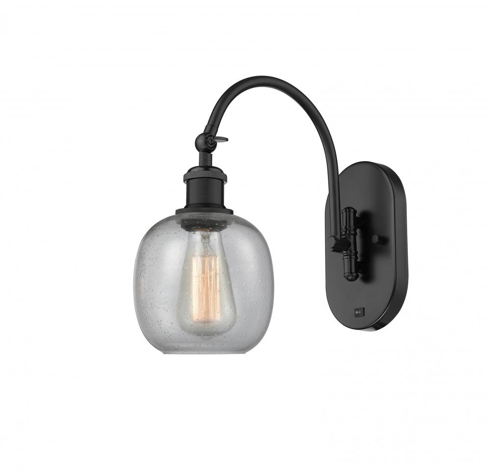 Belfast - 1 Light - 6 inch - Matte Black - Adjustable Swing Arm