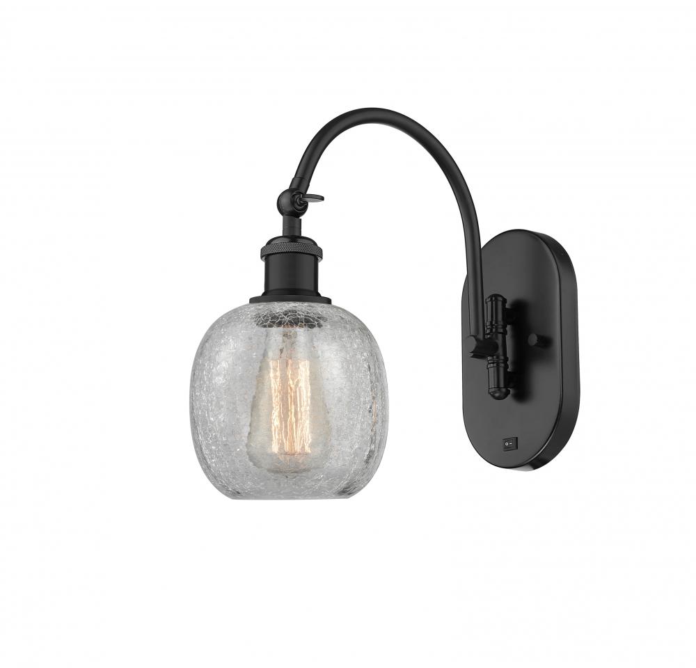 Belfast - 1 Light - 6 inch - Matte Black - Adjustable Swing Arm