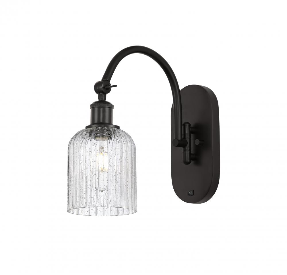 Bridal Veil - 1 Light - 5 inch - Oil Rubbed Bronze - Adjustable Swing Arm