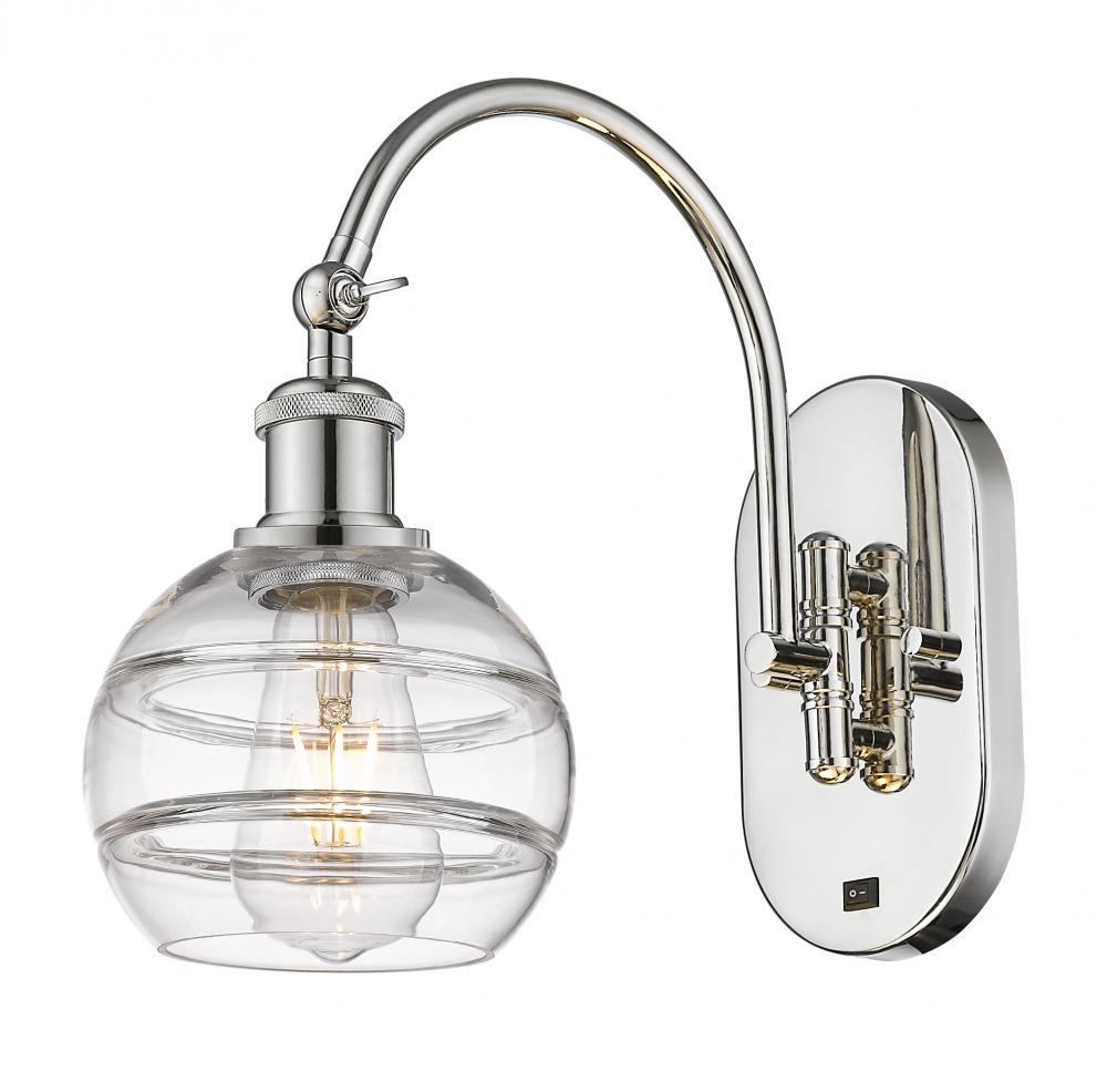 Rochester - 1 Light - 6 inch - Polished Nickel - Adjustable Swing Arm
