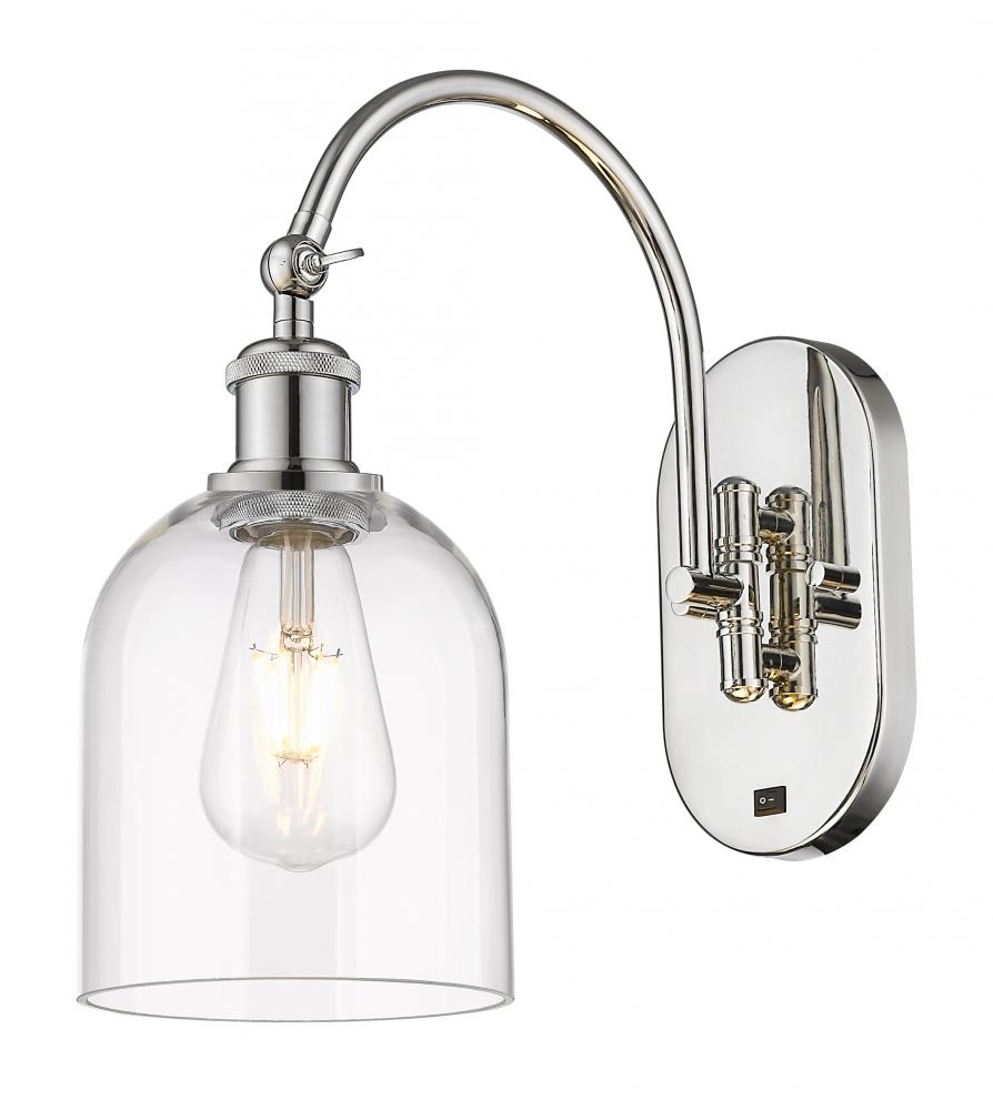 Bella - 1 Light - 6 inch - Polished Nickel - Adjustable Swing Arm