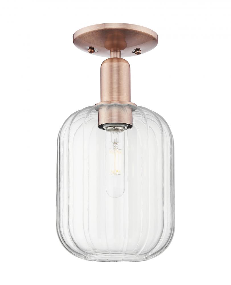 Preston - 1 Light - 6 inch - Antique Copper - Semi-Flush Mount