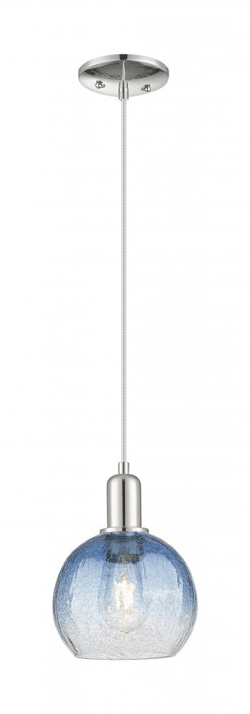 Brookhaven Globe - 1 Light - 6 inch - Polished Nickel - Cord hung - Mini Pendant