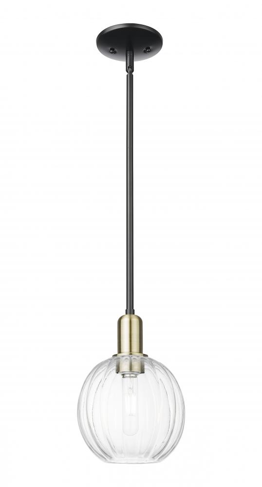 Preston - 1 Light - 6 inch - Black Antique Brass - Mini Pendant