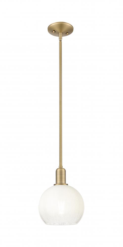Brookhaven Globe - 1 Light - 6 inch - Brushed Brass - Mini Pendant