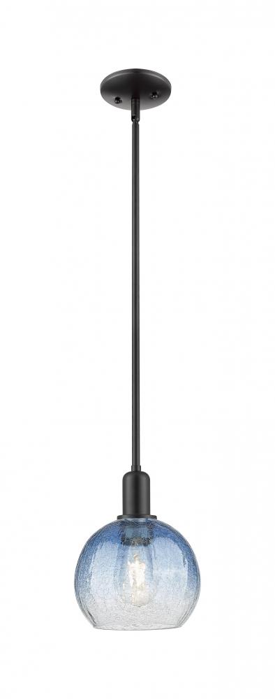 Brookhaven Globe - 1 Light - 6 inch - Matte Black - Mini Pendant