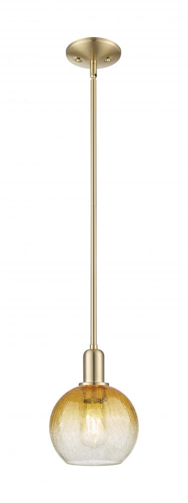 Brookhaven Globe - 1 Light - 6 inch - Champagne Bronze - Mini Pendant