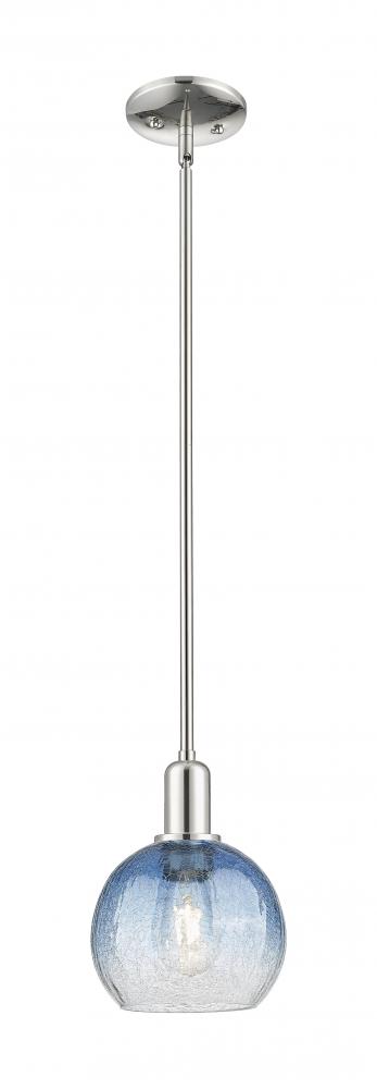 Brookhaven Globe - 1 Light - 6 inch - Polished Nickel - Mini Pendant