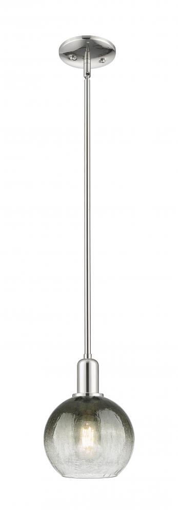 Brookhaven Globe - 1 Light - 6 inch - Polished Nickel - Mini Pendant