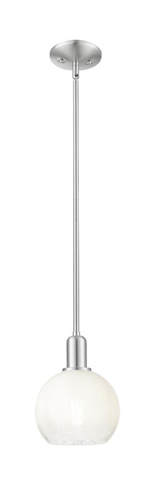 Brookhaven Globe - 1 Light - 6 inch - Brushed Satin Nickel - Mini Pendant