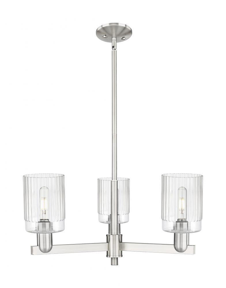 Hadley - 3 Light - 26 inch - Champagne Bronze - Stem hung - Flush Mount