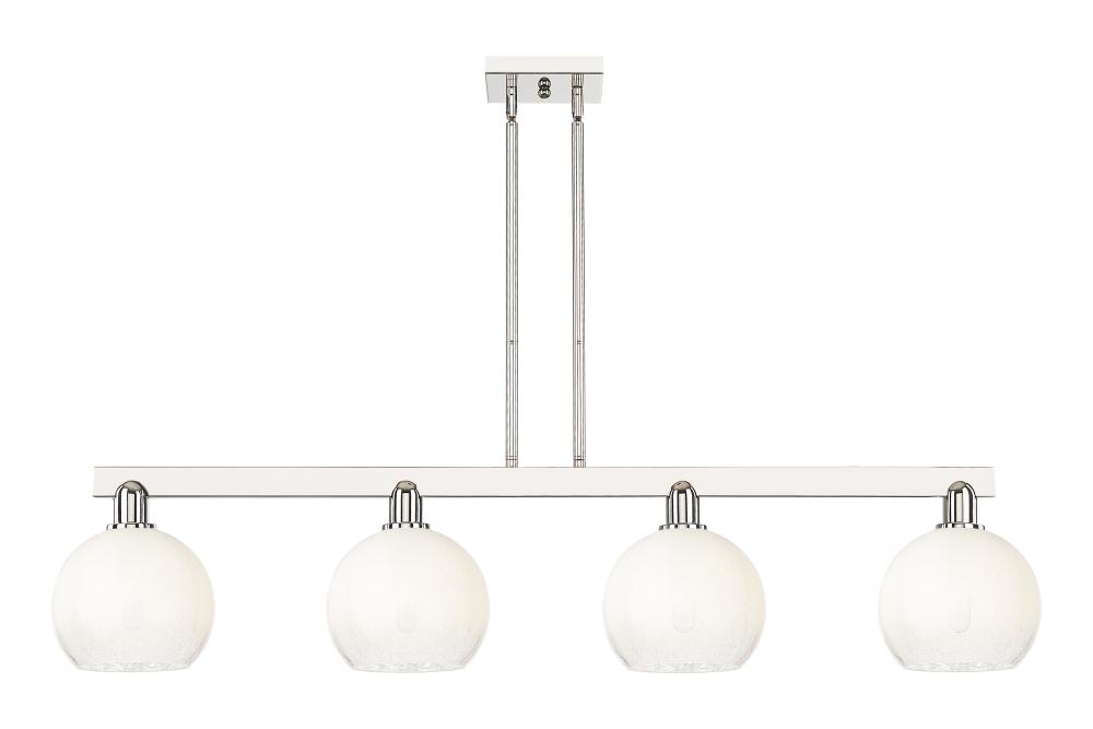 Brookhaven Globe - 4 Light - 48 inch - Polished Nickel - Cord hung - Island Light