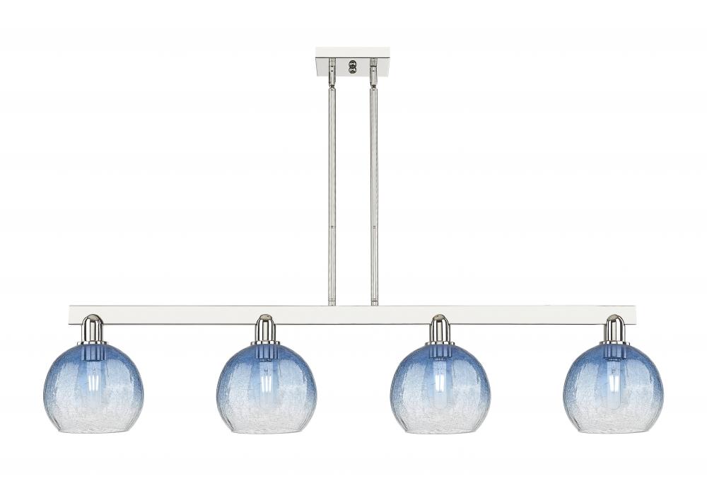 Brookhaven Globe - 4 Light - 48 inch - Polished Nickel - Cord hung - Island Light